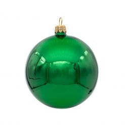 Glob de sticla verde lucios - Fuleki Glass